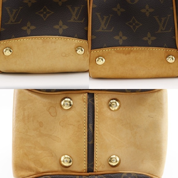 LOUIS VUITTON Authentic Brown Monogram Canvas Tote Bag - Picture 10 of 16